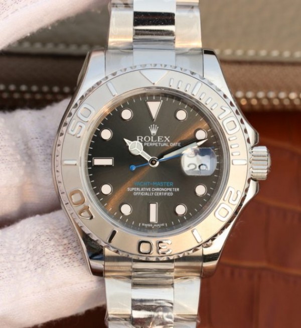 Rolex Yacht-Master 116622 EW Gray Dial SS Bracelet A3135