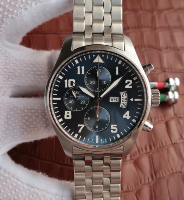 IWC ZF Pilot Chrono 377706 Le Petit Prince SS Bracelet