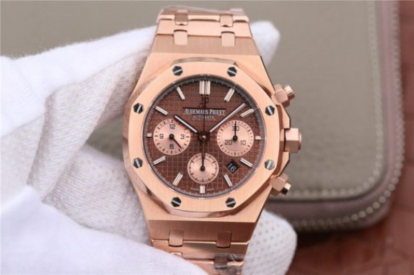 Audemars Piguet Royal Oak Chronograph RG JHF Brown/RG Dial RG Bracelet A7750