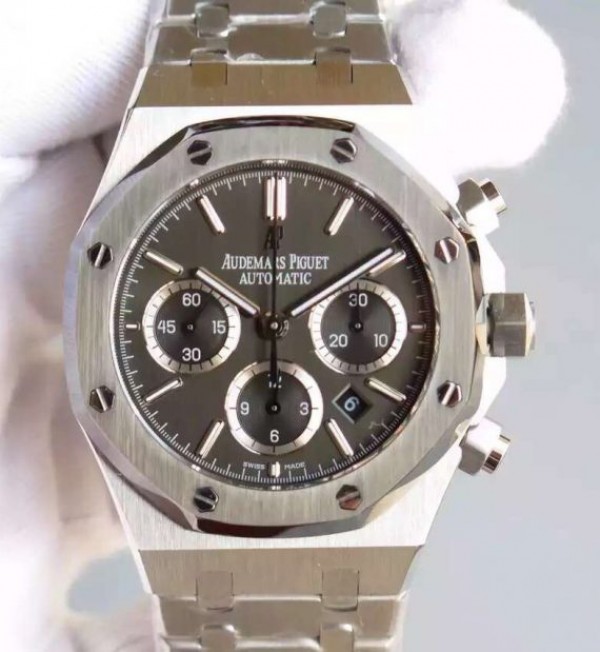 Audemars Piguet Royal Oak Chronograph SS Gray Dial SS Bracelet A7750