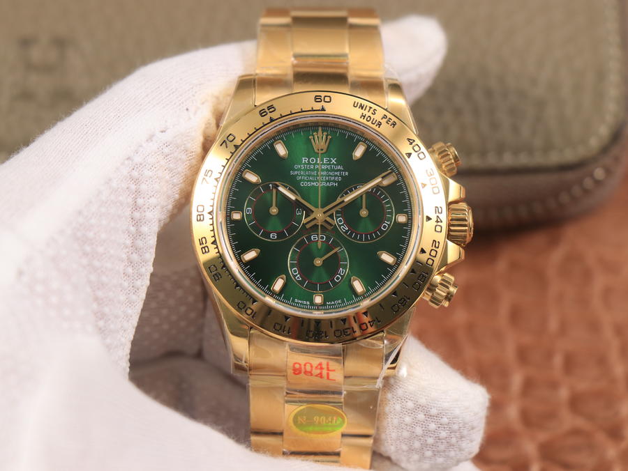 ROLEX COSMOGRAPH DAYTONA 116528 YELLOW GOLD ORIGINAL CAL.4130 MOVEMENT